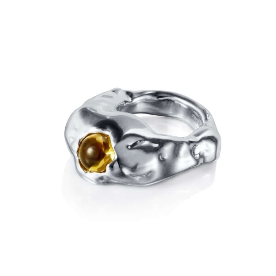 Efva Attling Vulcano Citrine Sormus 13-100-02408