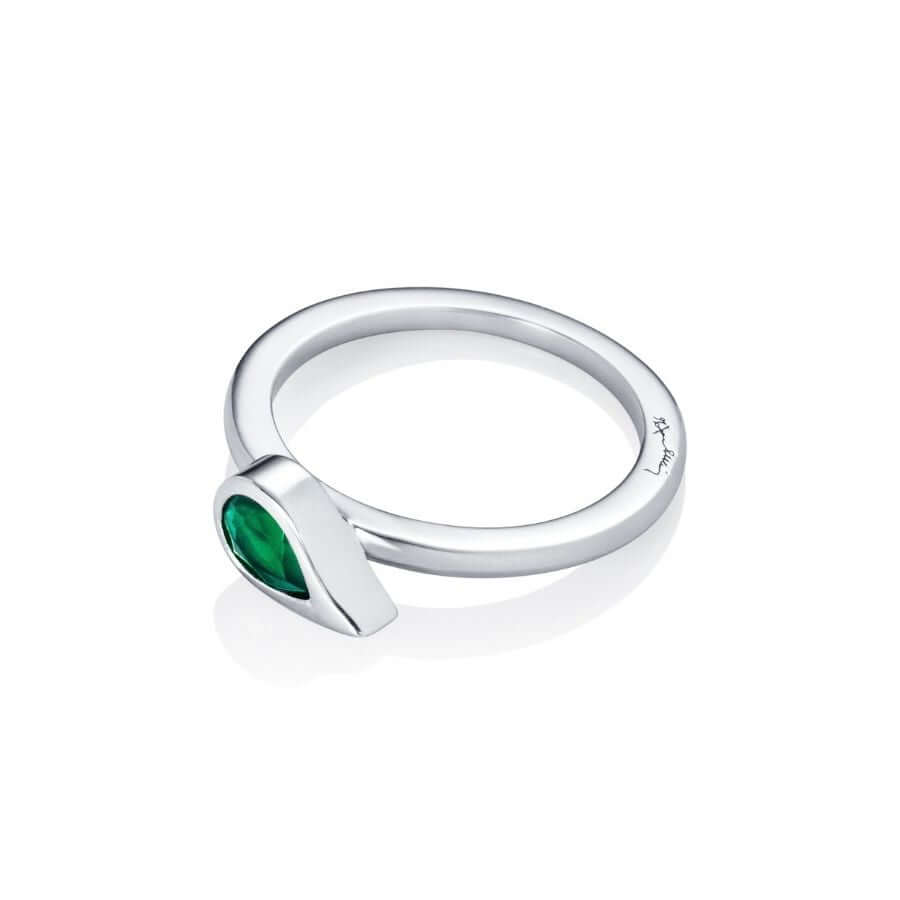 Efva Attling Sparkle Of Life Vihreä Sormus 13-100-02445