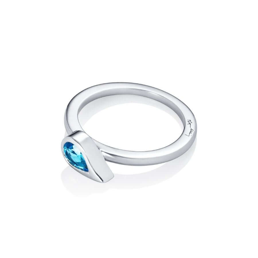 Efva Attling Sparkle Of Life Sininen Sormus 13-100-02446