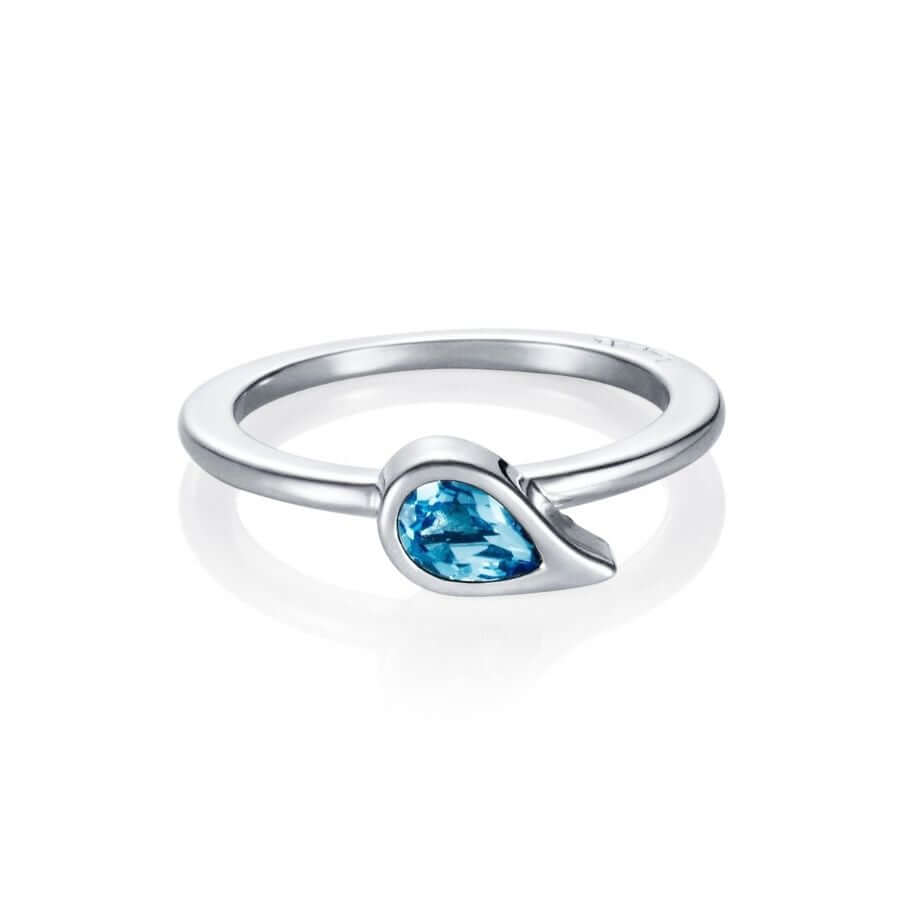 Efva Attling Sparkle Of Life Sininen Sormus 13-100-02446