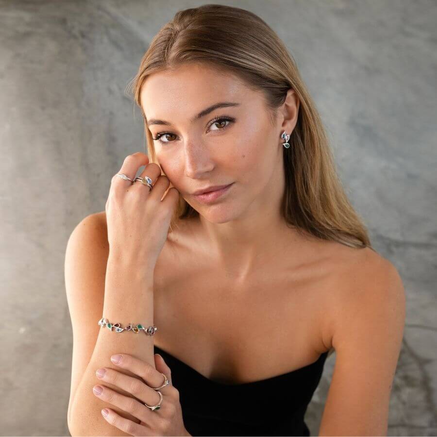 Efva Attling Sparkle Of Life Valkoinen Sormus 13-100-02447