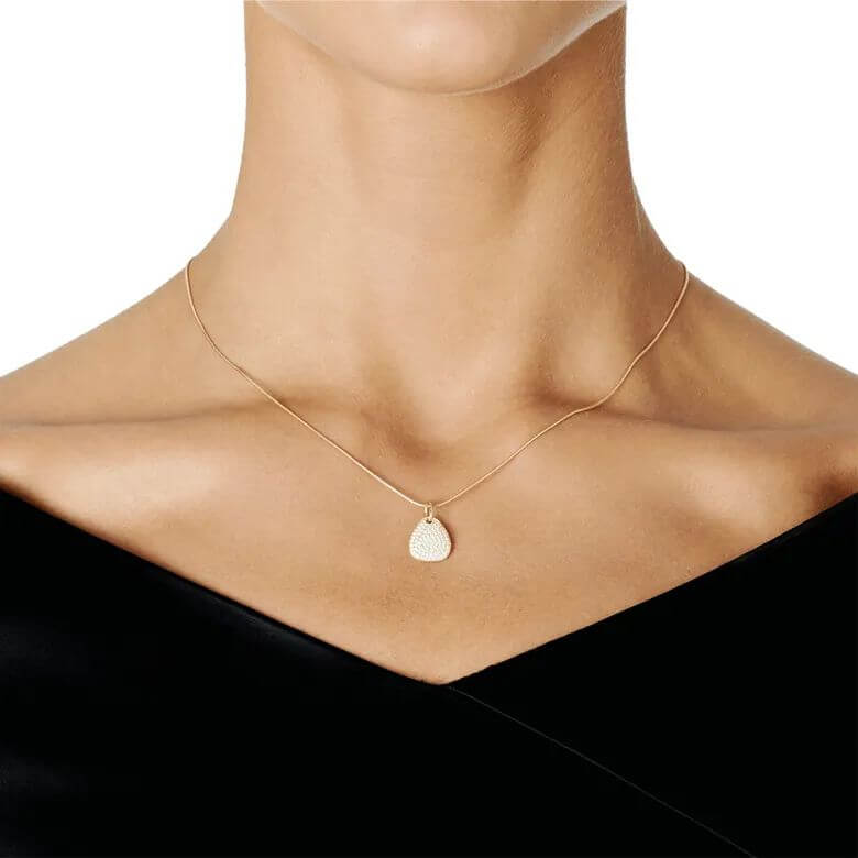 Efva attling Little Rose Petal & Stars Pendant