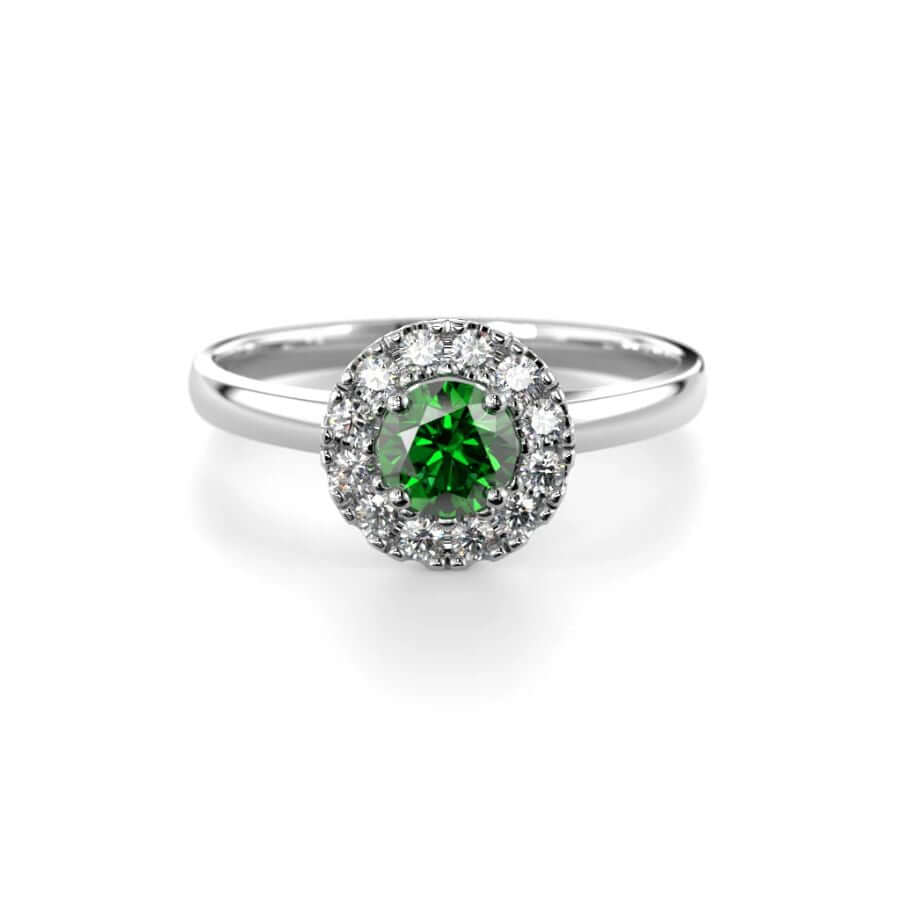 Festive Isabella Green Timanttisormus 594-042G