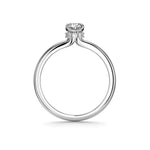 Festive Heidi Hidden Halo Oval Timanttisormus 711-060
