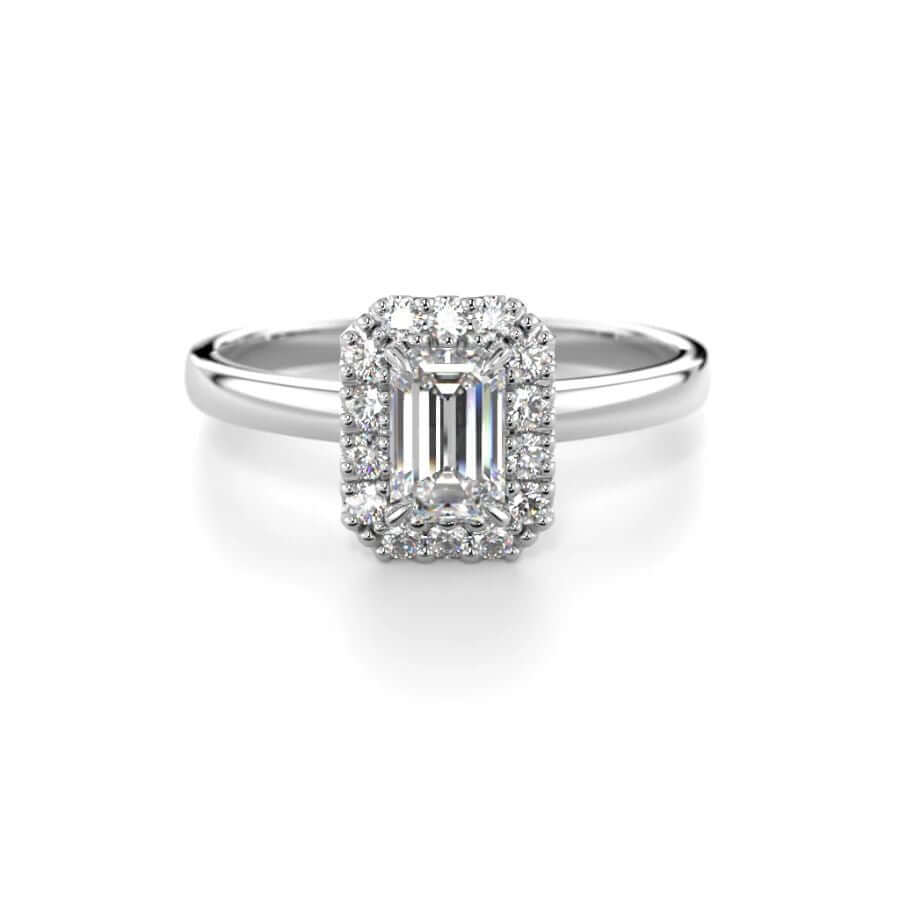 Festive Serena Halo Timanttisormus 722-064