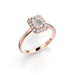 Festive Serena Halo Timanttisormus 722-064