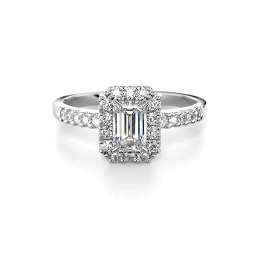 Festive Serena Halo Timanttisormus 723-074