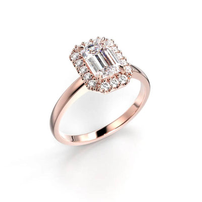 Festive Serena Halo Timanttisormus 724-116