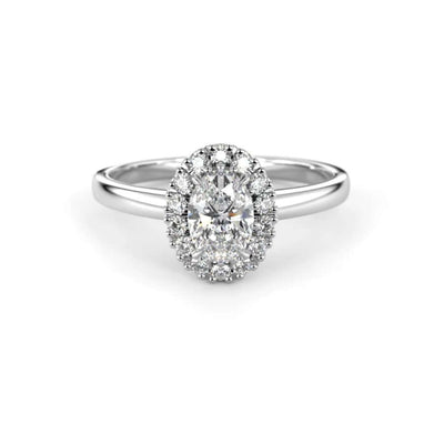 Festive Selena Halo Timanttisormus 726-064