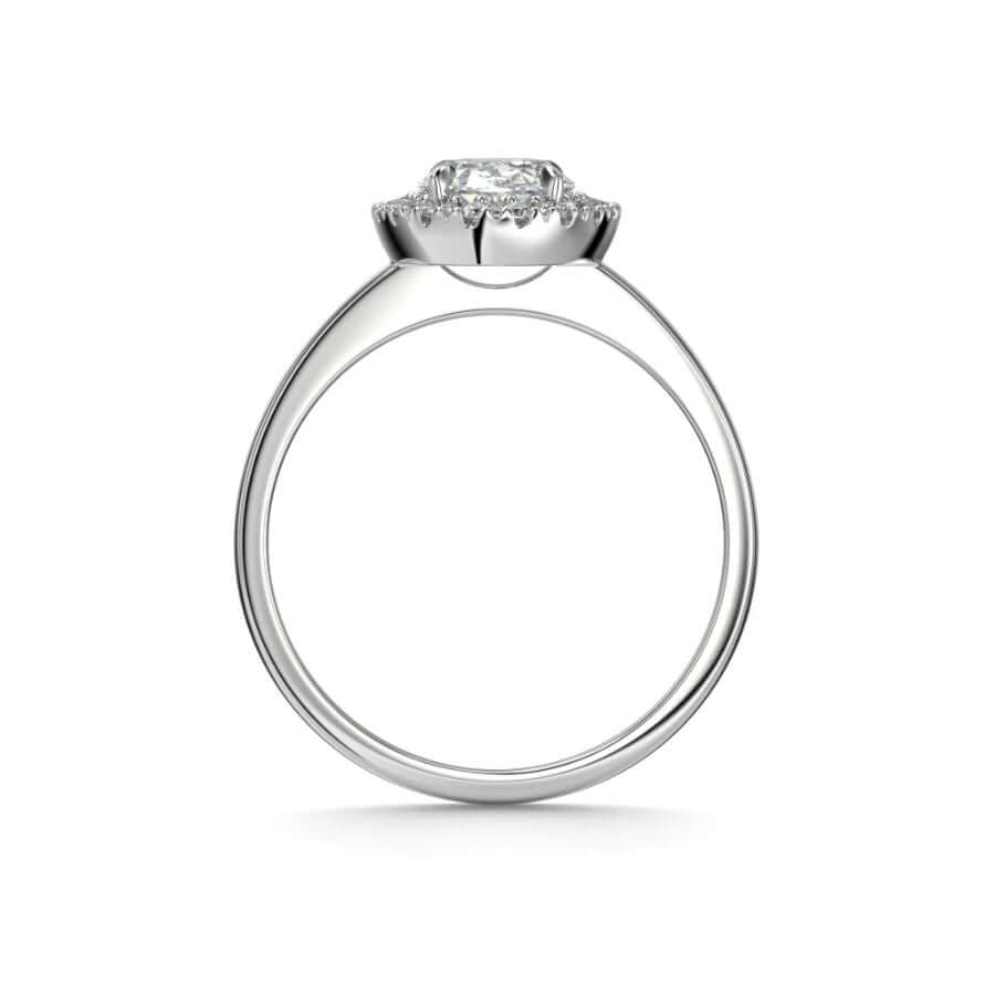 Festive Selena Halo Timanttisormus 728-118
