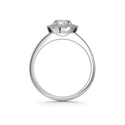 Festive Selena Halo Timanttisormus 728-118