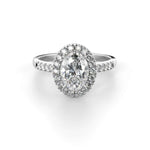 Festive Selena Halo Timanttisormus 729-126