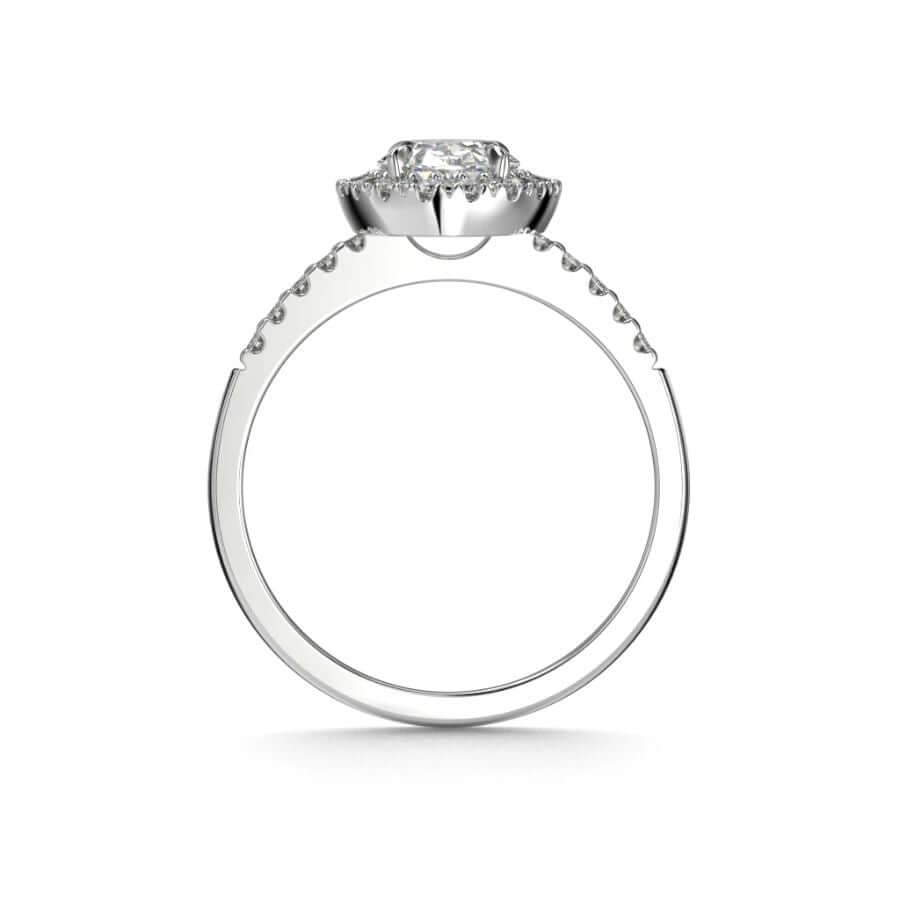 Festive Selena Halo Timanttisormus 729-126