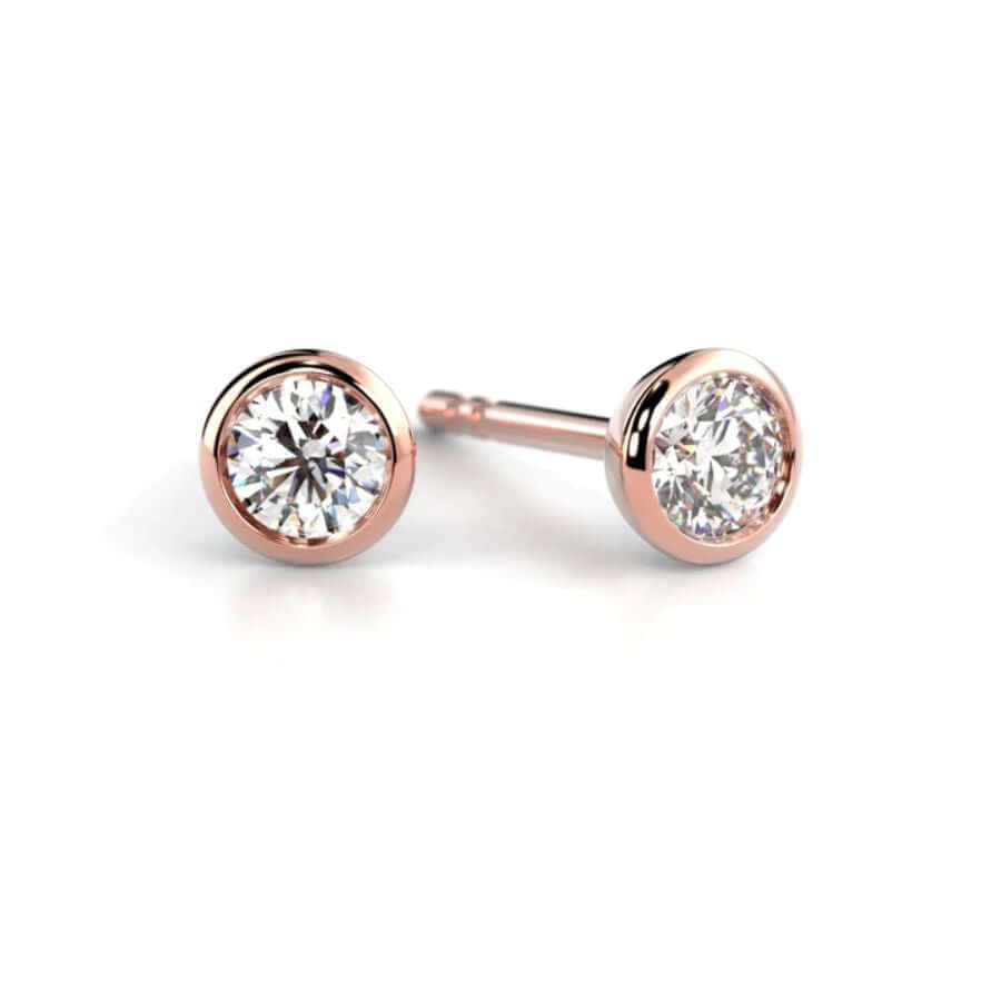 Festive Aurea Bezel Timanttikorvakorut 739-020