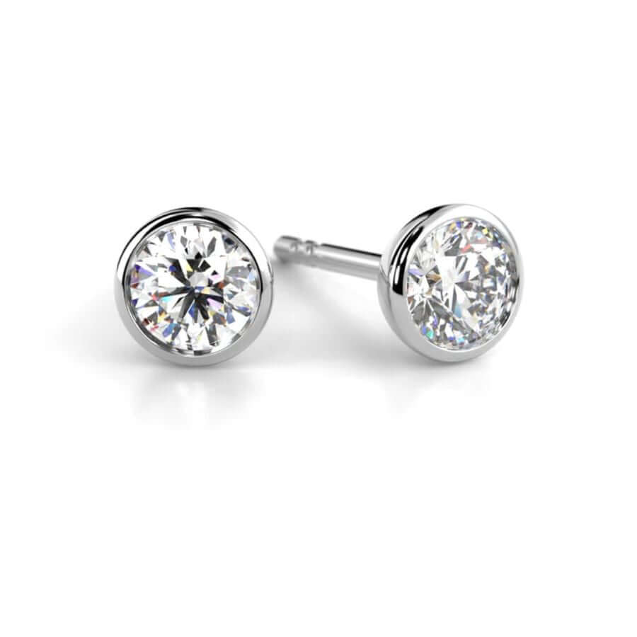 Festive Aurea Bezel Timanttikorvakorut 739-040