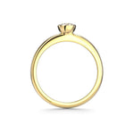 Festive Bezel Siro Round Timanttisormus 741-030