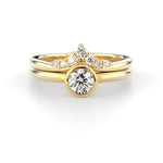 Festive Bezel Siro Round Timanttisormus 741-030