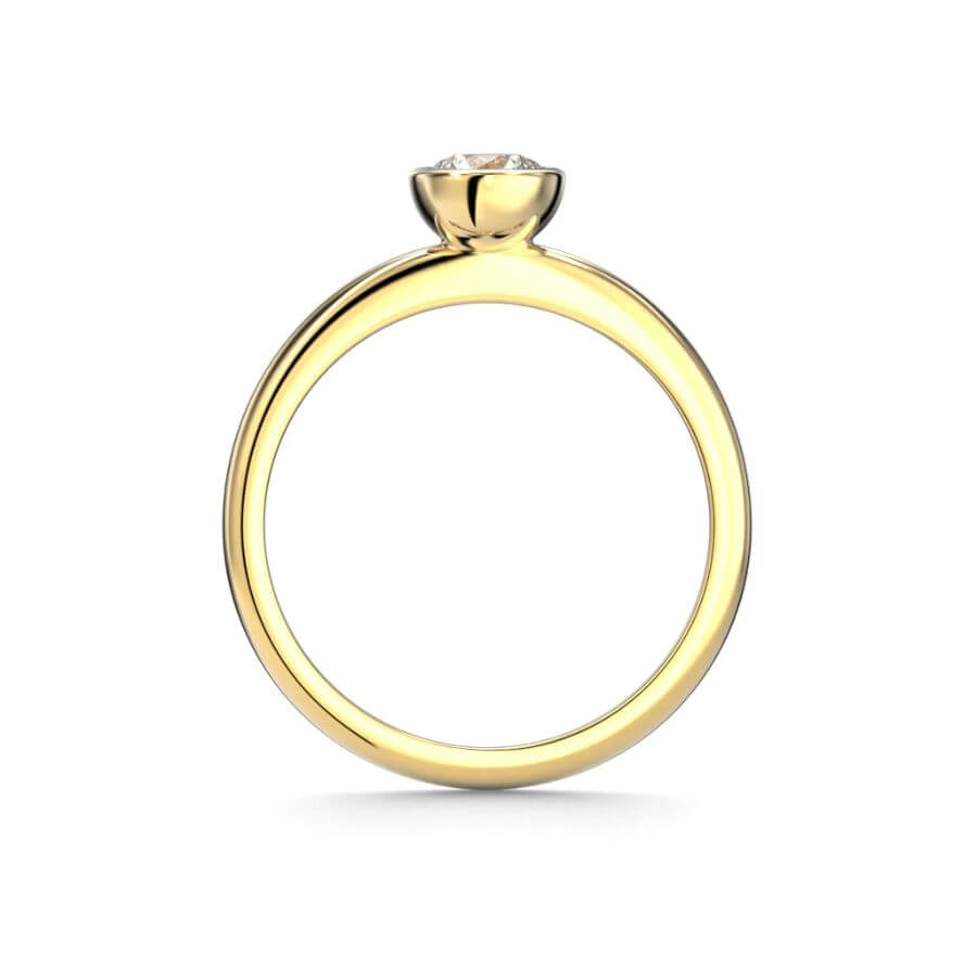 Festive Bezel Siro Round Timanttisormus 741-050