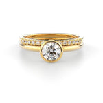 Festive Bezel Siro Round Timanttisormus 741-050