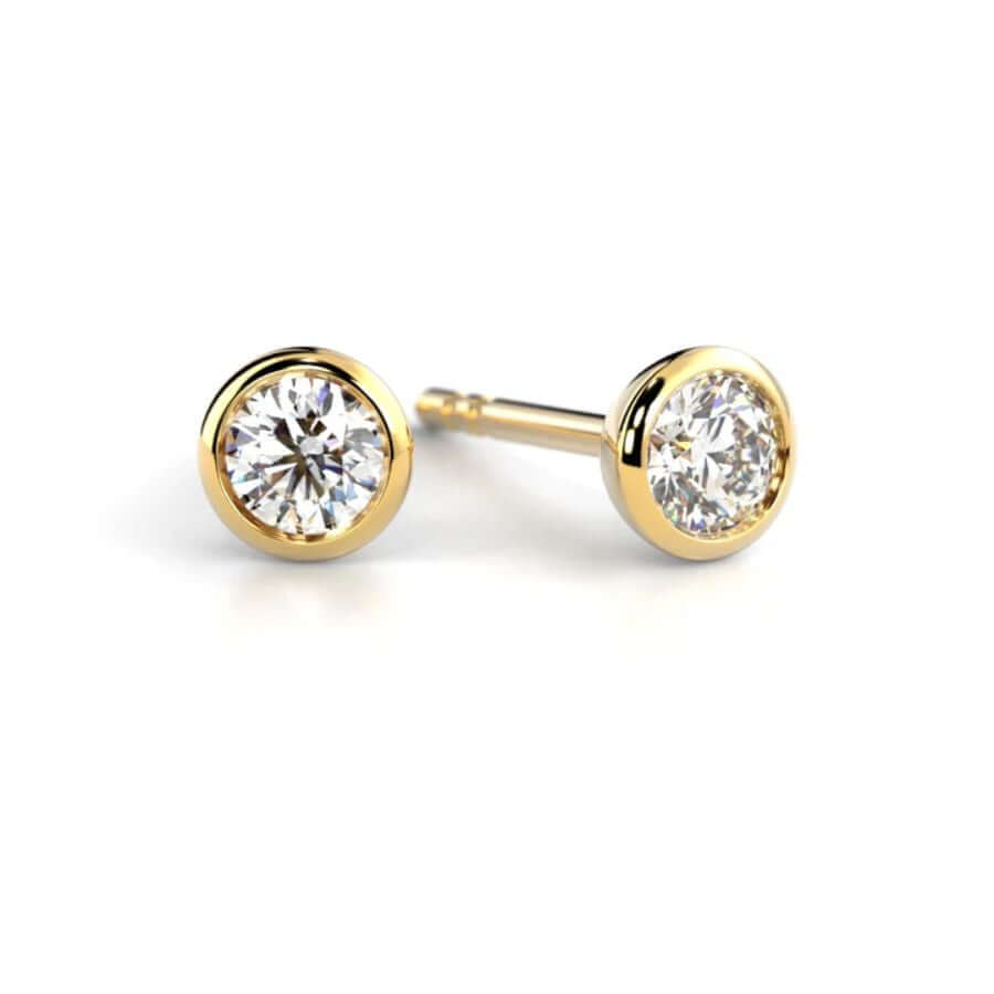 Festive Aurea Bezel Timanttikorvakorut 739-020