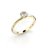 Festive Bezel Siro Round Timanttisormus 741-030