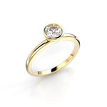 Festive Bezel Siro Round Timanttisormus 741-050