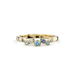 Festive Drop Blue Timanttisormus 644-015B