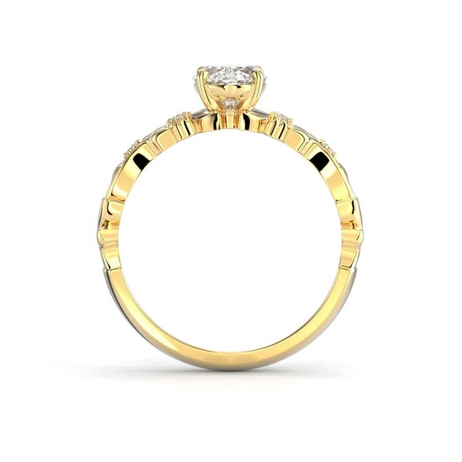 Festive Feeniks Twin Oval Timanttisormus 752-106