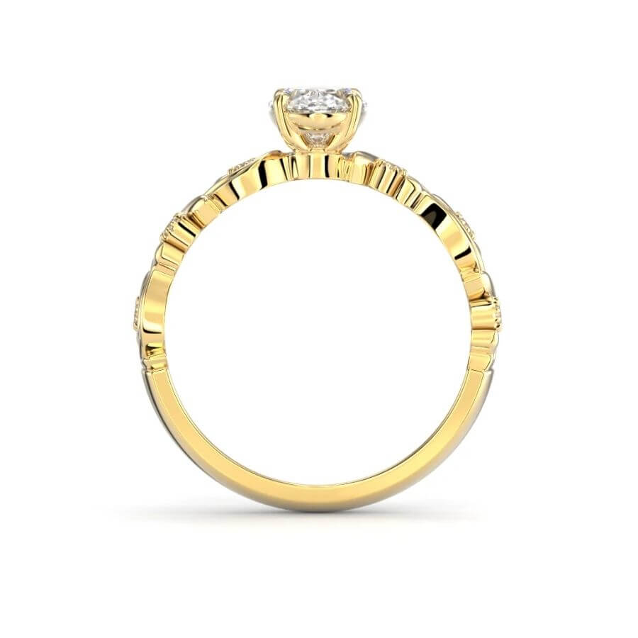 Festive Feeniks Lux Oval Timanttisormus 754-106