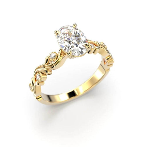 Festive Feeniks Lux Oval Timanttisormus 754-106