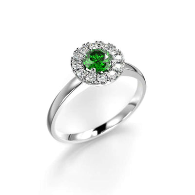 Festive Isabella Green Timanttisormus 594-042G
