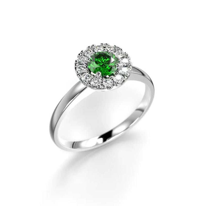 Festive Isabella Green Timanttisormus 594-042G