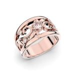 Festive Metsän Aarre Morganiitti timanttisormus 538-029M