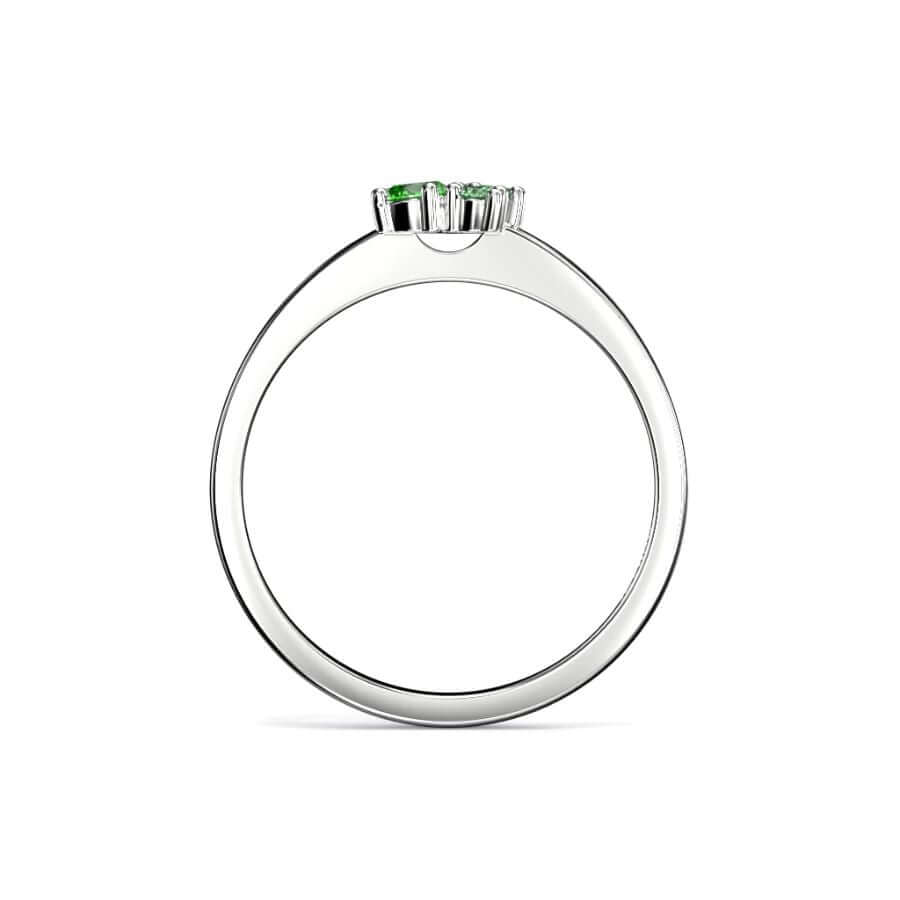 Festive Nadja Bloom Green Timanttisormus 691-017G