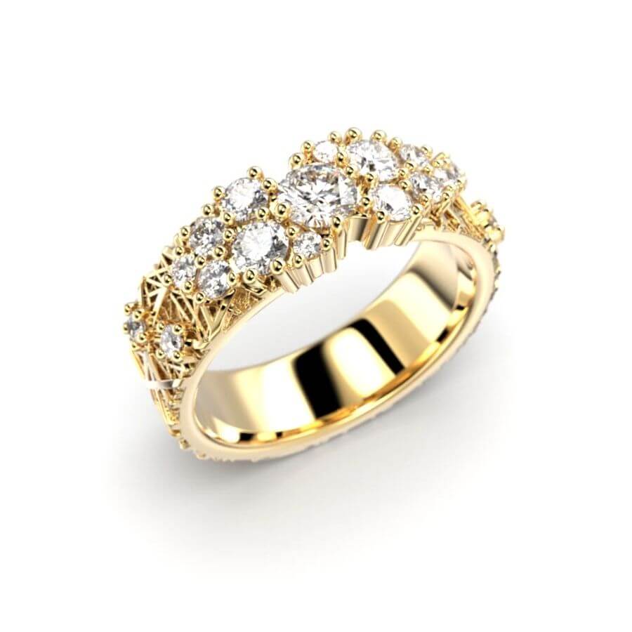 Festive Routa Rakka Grand Timanttisormus 663-086