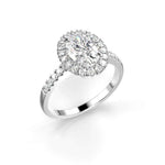 Festive Selena Halo Timanttisormus 729-126
