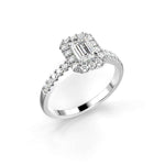 Festive Serena Halo Timanttisormus 723-074