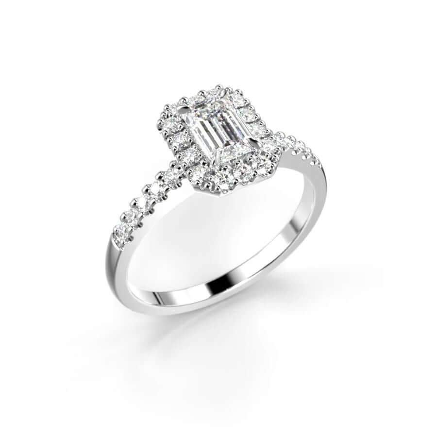 Festive Serena Halo Timanttisormus 723-074