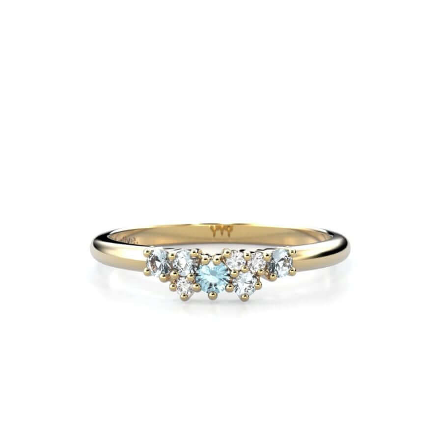 Festive Nadja Blue Timanttisormus 650-018B