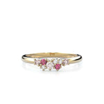 Festive Nadja Pink Timanttisormus 650-018P