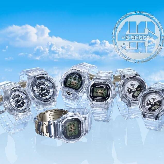 Casio G-Shock 40th Anniversary CLEAR REMIX