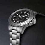 GANT Prestige Diver GP301 Kello P301001 sukeltajakello ruostumattomasta teräksestä, musta kellotaulu, vedenkestävä.