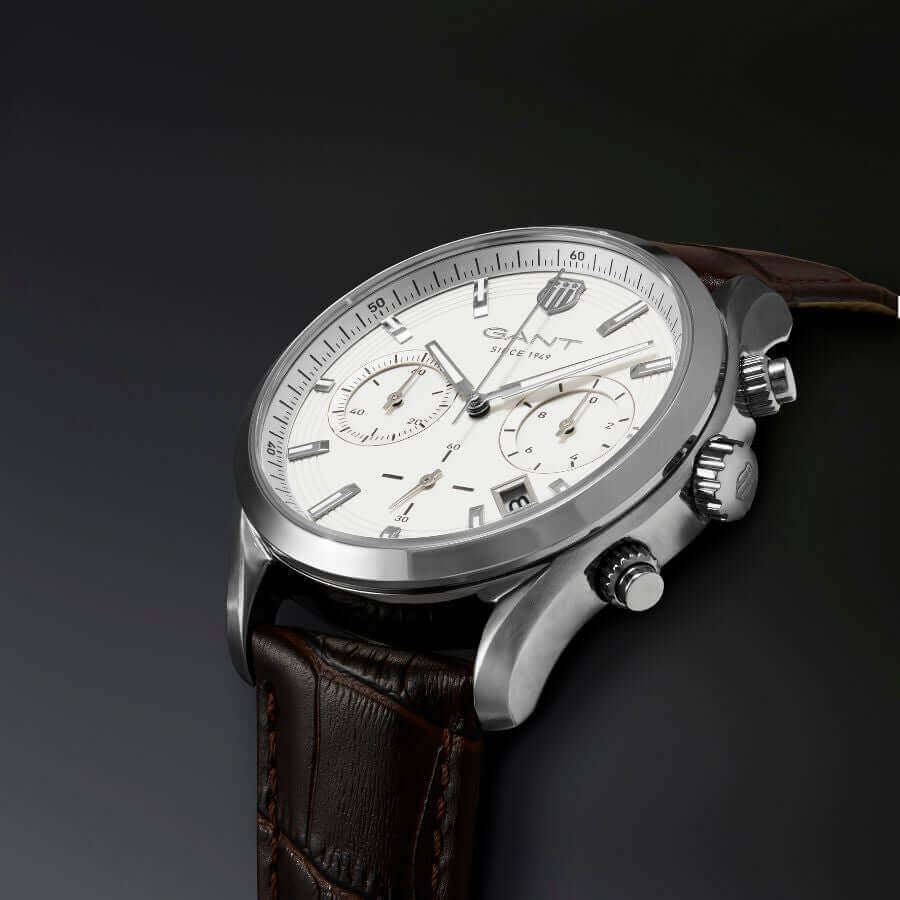 GANT Prestige Chronograph GP206 P206001 rannekello ruostumattomasta teräksestä, tyylikäs ja käytännöllinen design.