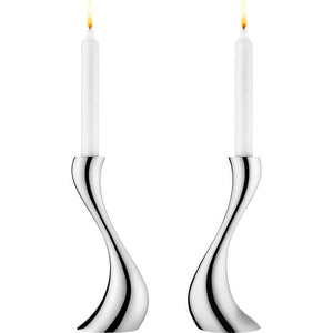 Georg Jensen Cobra kynttilänjalat 2 kpl
