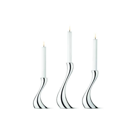  Georg Jensen Cobra kynttilänjalka setti (3kpl)