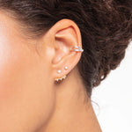 Thomas Sabo Single Ear Stud White Stones korvakoru 
