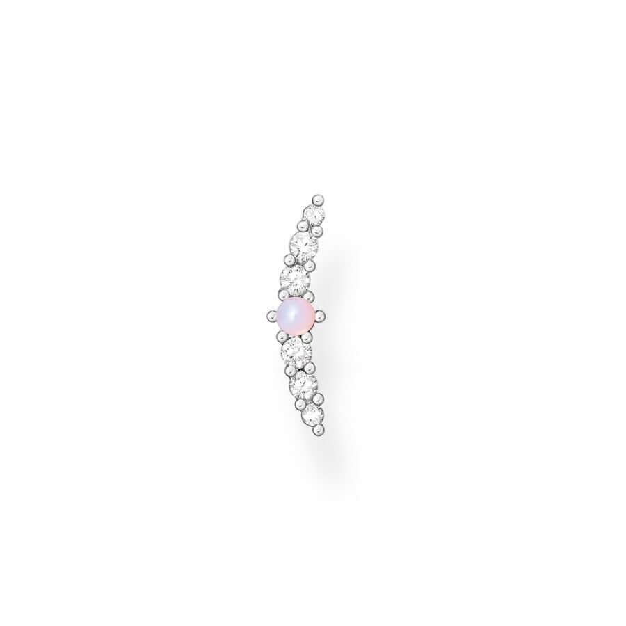 Thomas Sabo Single ear stud shimmering pink opal korvakoru H2182-166-7