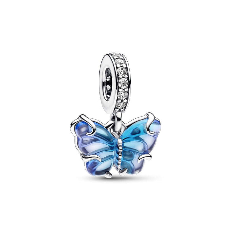 Pandora Moments Blue Murano Glass Butterfly hela 792698C01