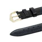 Hirsch Camelgrain musta kellon ranneke 01009050-1