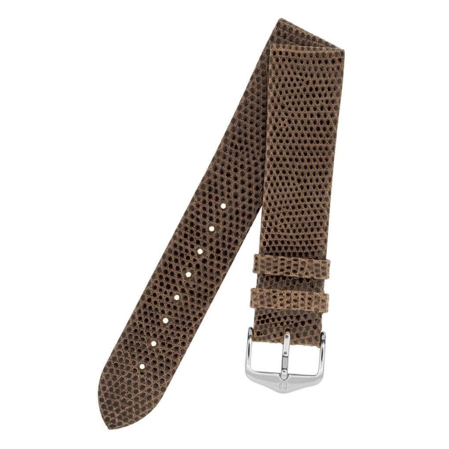Hirsch Lizard ruskea 18 mm kellon ranneke 01766010-18